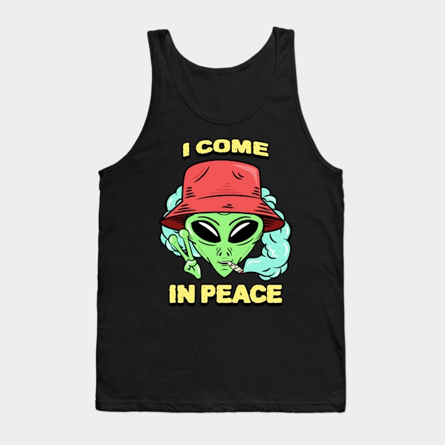 I come in peace Tank Top by ArtJoy